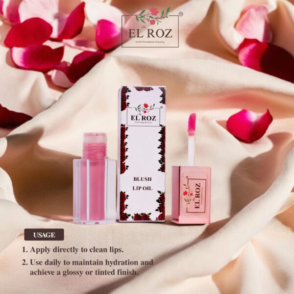 Blush Lip Oil (Light Pink) - Image 3