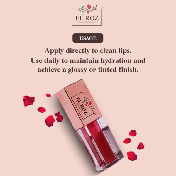 Scarlet Lip Oil (Dark Red) - Image 2
